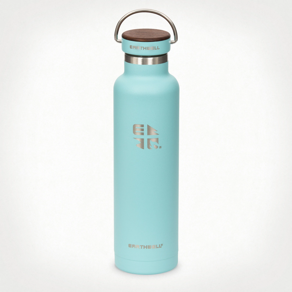 Earthwell Vacuum Bottle 22oz / 650ml - Aqua Blue,