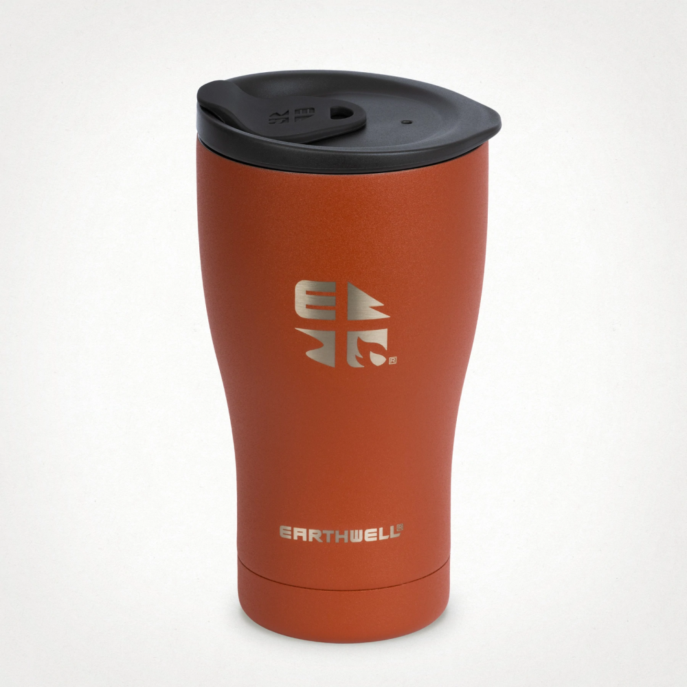 Earthwell Vacuum Tumbler 16oz / 470ml  - Sierra Red,